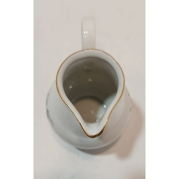 Vtg Henneberg Porzellan 1777 Sugar Bowl and Creamer Set Made in East Germany - Picture 8 of 16